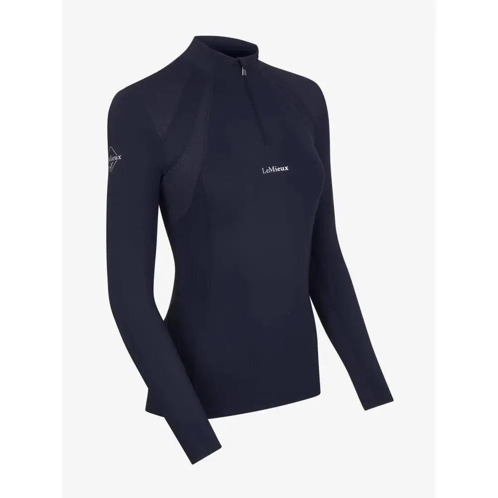 Lemieux Mia Mesh Long Sleeve Base Layer Navy