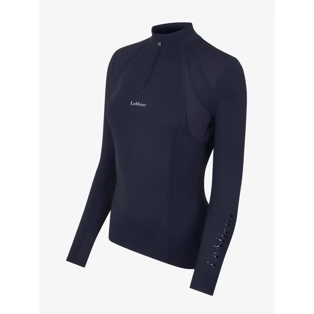 Lemieux Mia Mesh Long Sleeve Base Layer Navy