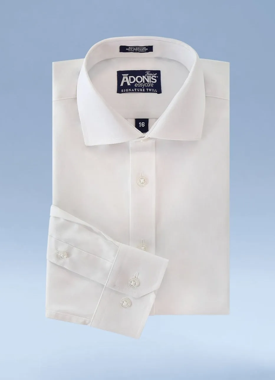 Little Boys Classic Fit Easy Care Signature Twill Dress Shirt