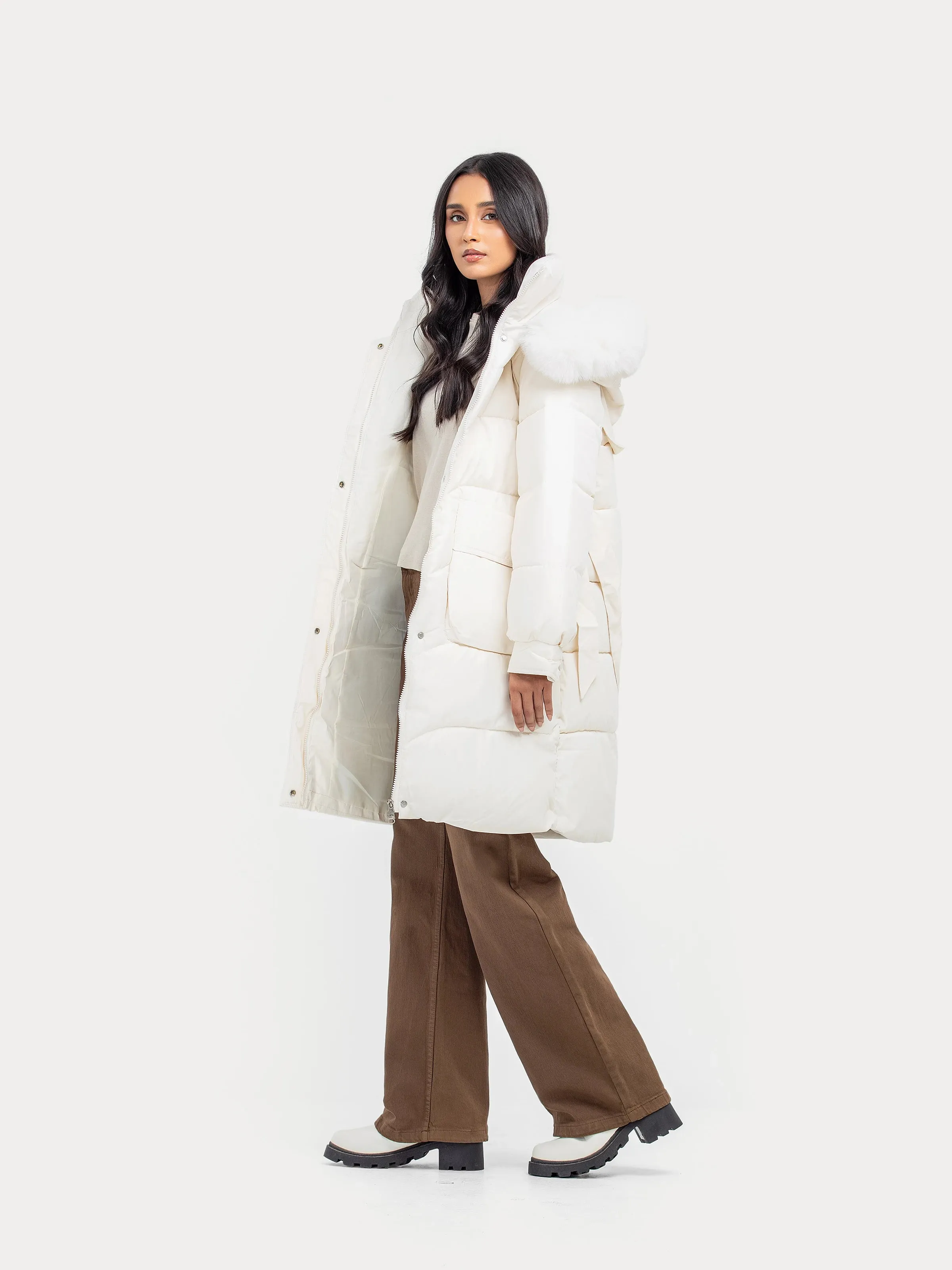 Long Fur Jacket - FWTJP24-009
