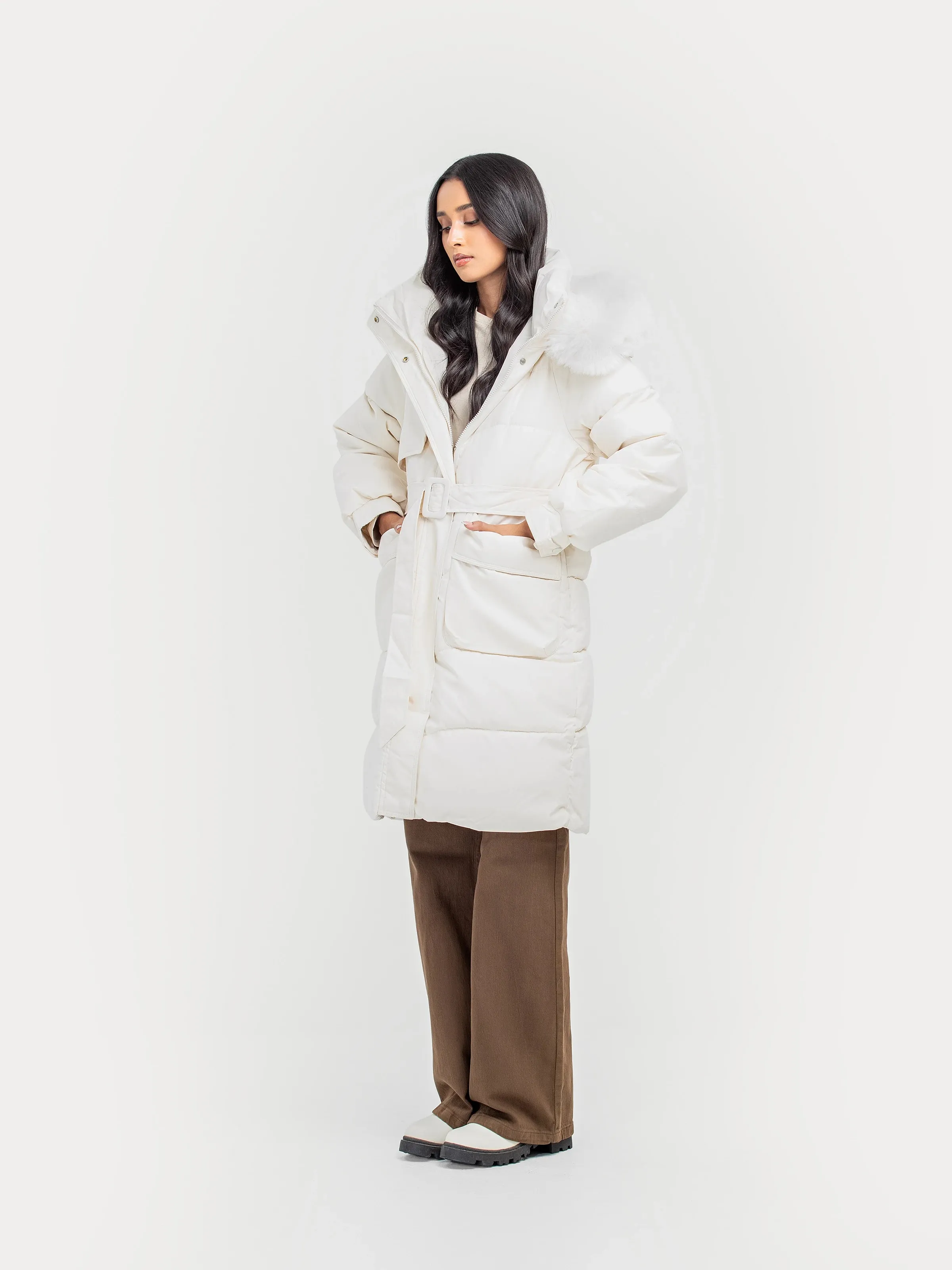 Long Fur Jacket - FWTJP24-009