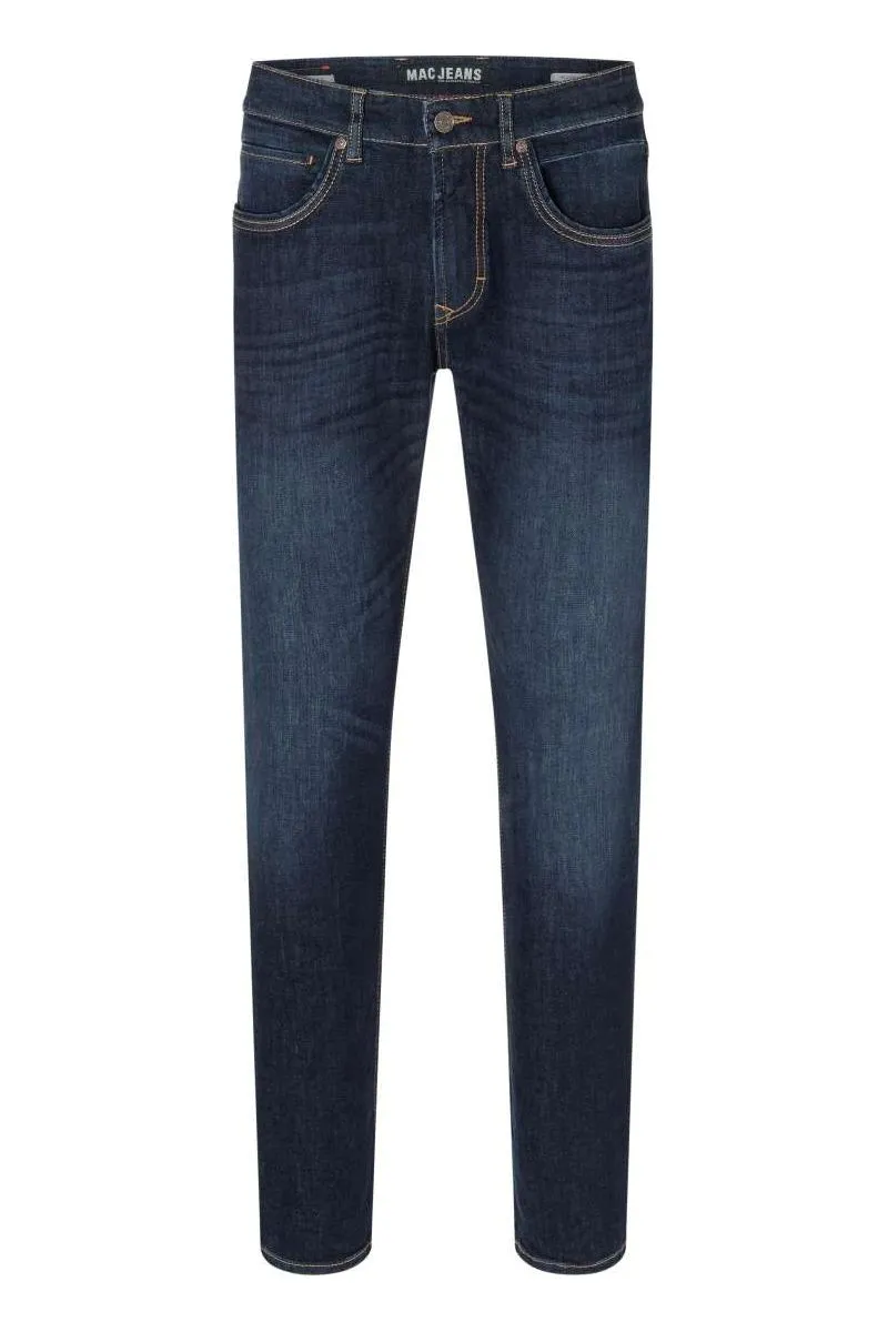 Mac Jeans-Men's Arne Pipe 0517-00-1973L| H781 Dark Blue Authentic Used 3D Baffies | Special Order Style