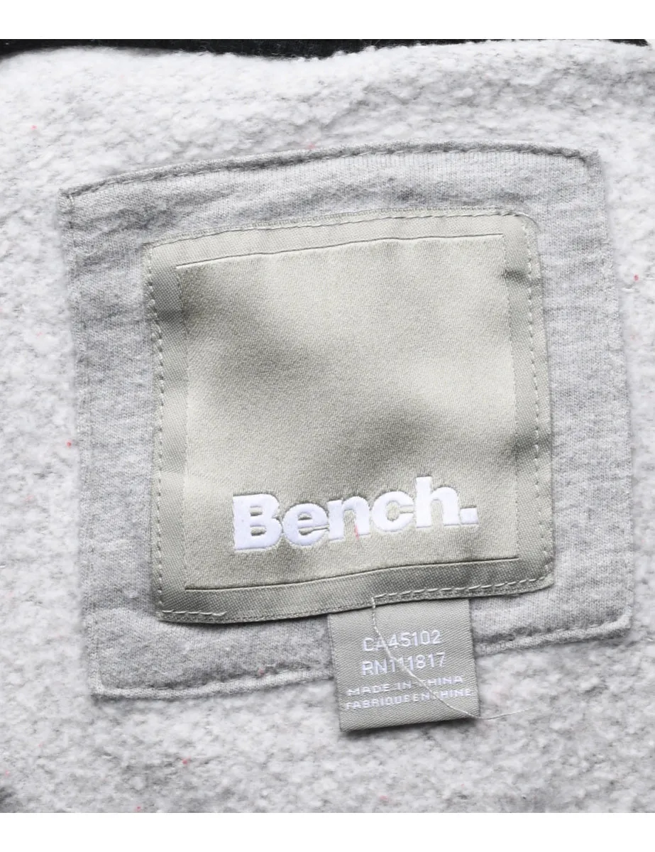Marl Grey Bench Hoodie - L