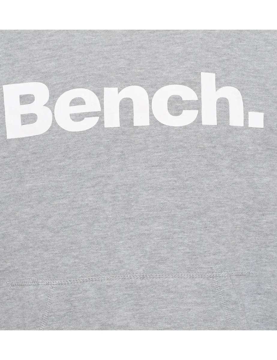 Marl Grey Bench Hoodie - L