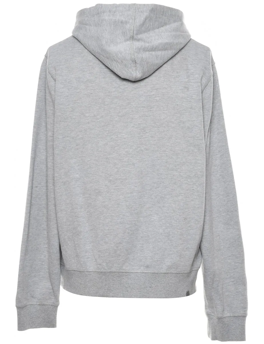 Marl Grey Bench Hoodie - L
