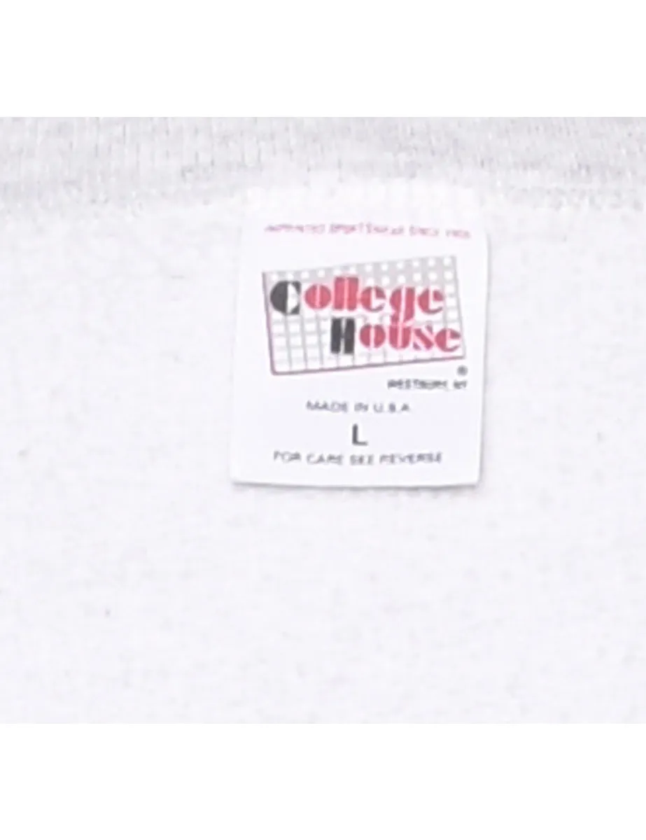 Marl Grey Falgons Embroidered Sweatshirt - L