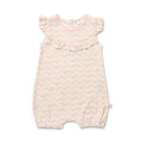 Marquise - Flamingo Stripe Romper