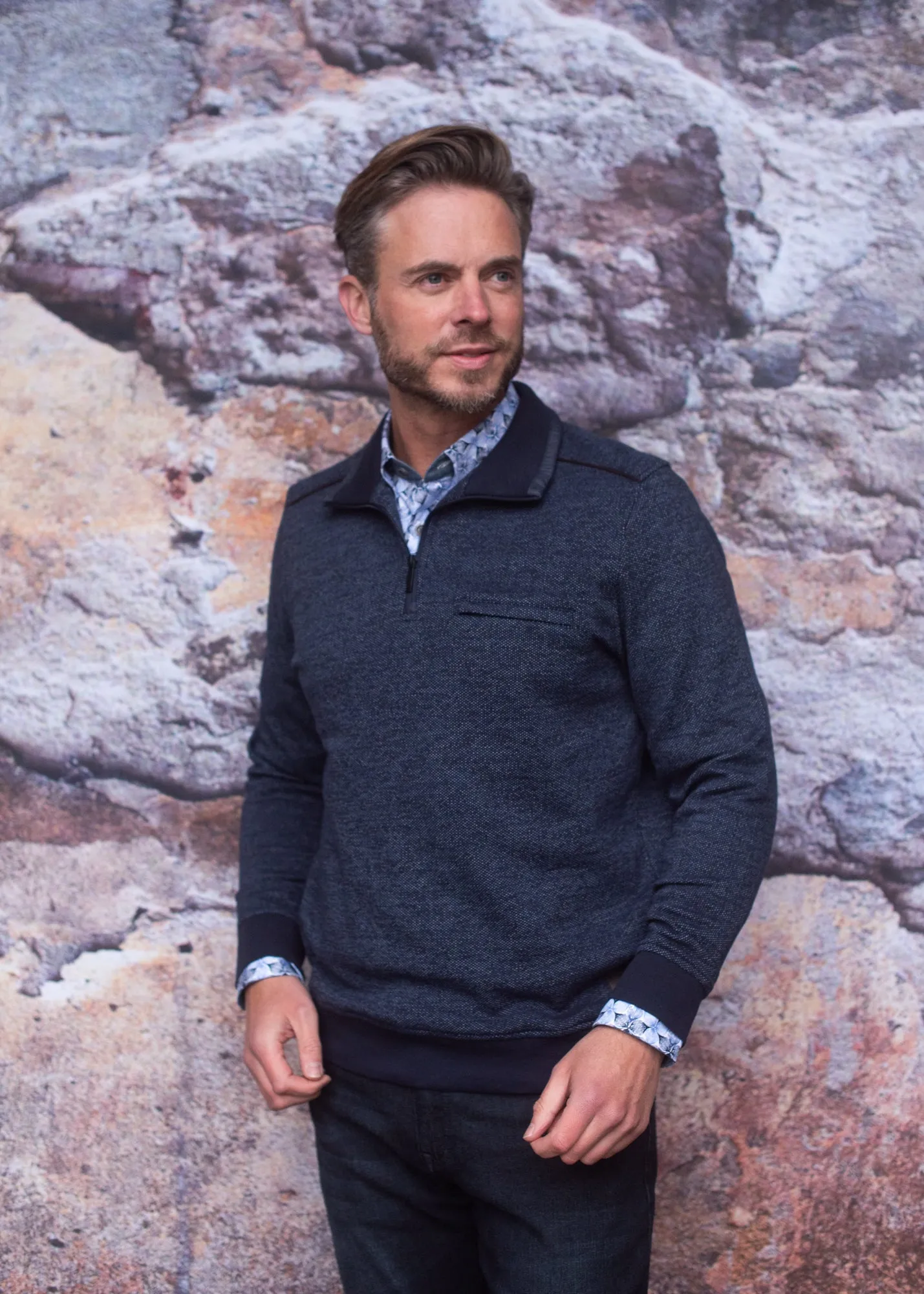 Meantime Meantime L/S Polo Sweatshirt 21287 R