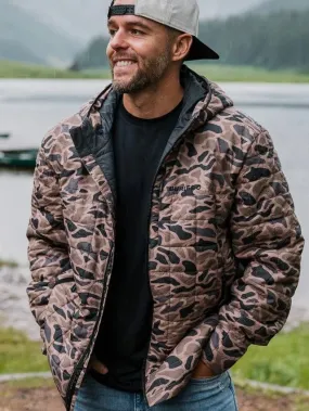 Men’s Burlebo Puffer Jacket - Gauge Camo