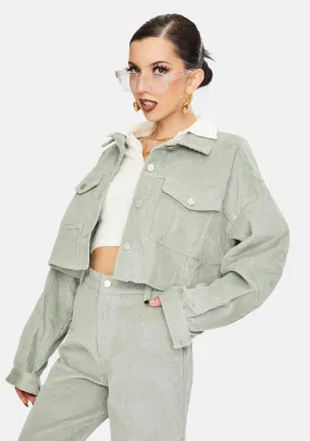Mint Harriet Corduroy Jacket