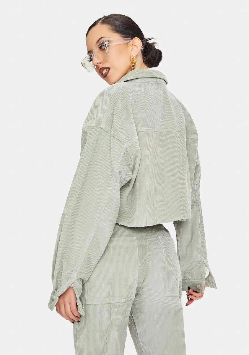 Mint Harriet Corduroy Jacket