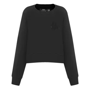 MLB BOSTON RED SOX NEUTRAL WOMENS CREWNECK (BLACK)