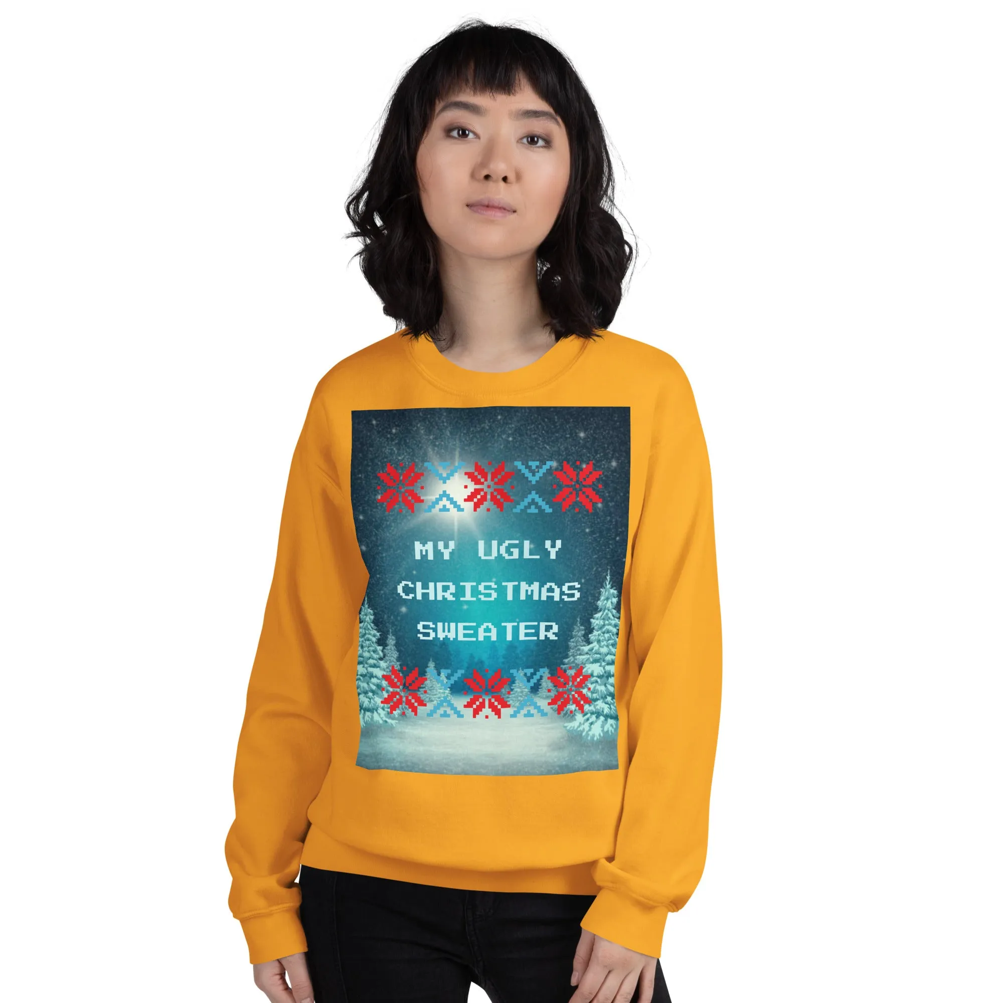 My Ugly Christmas Sweatshirt (Glamourange Christmas Sweatshirt Womens)
