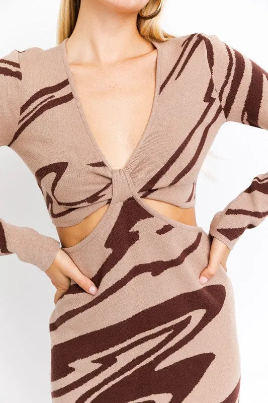 Nola Stripe Sweater Dress