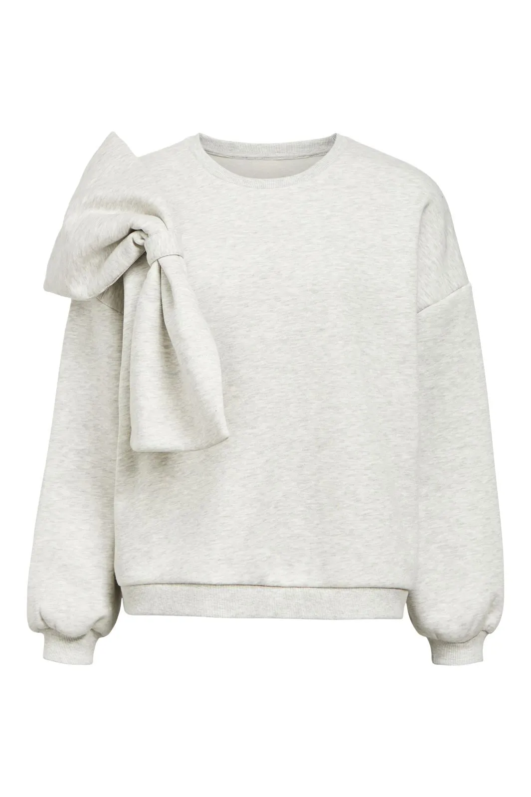Object - Objcaro Ls Lo Bow Sweatshirt - 4708688 Big Bow
