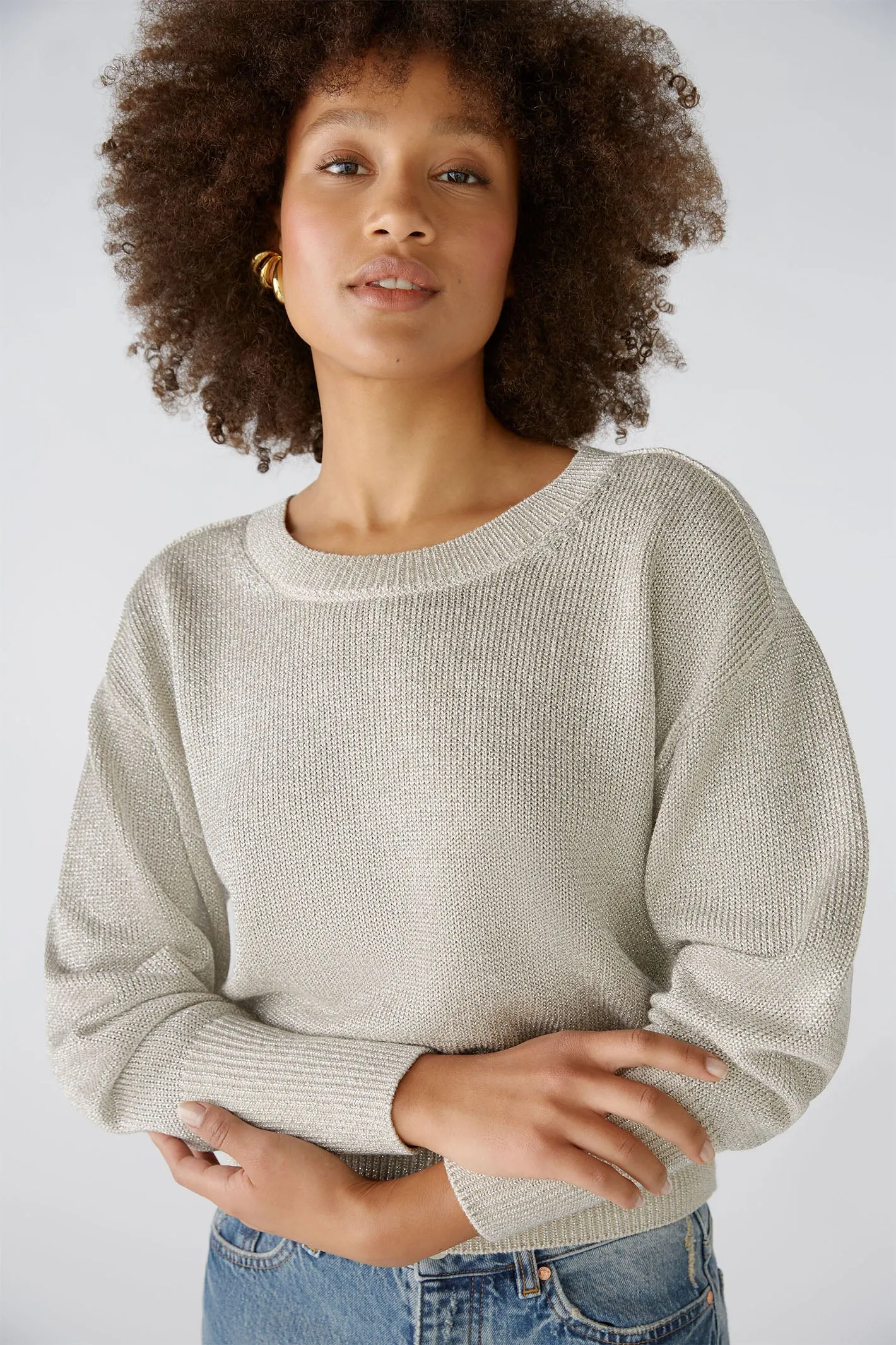 Oui 89625 Light Gold Jumper