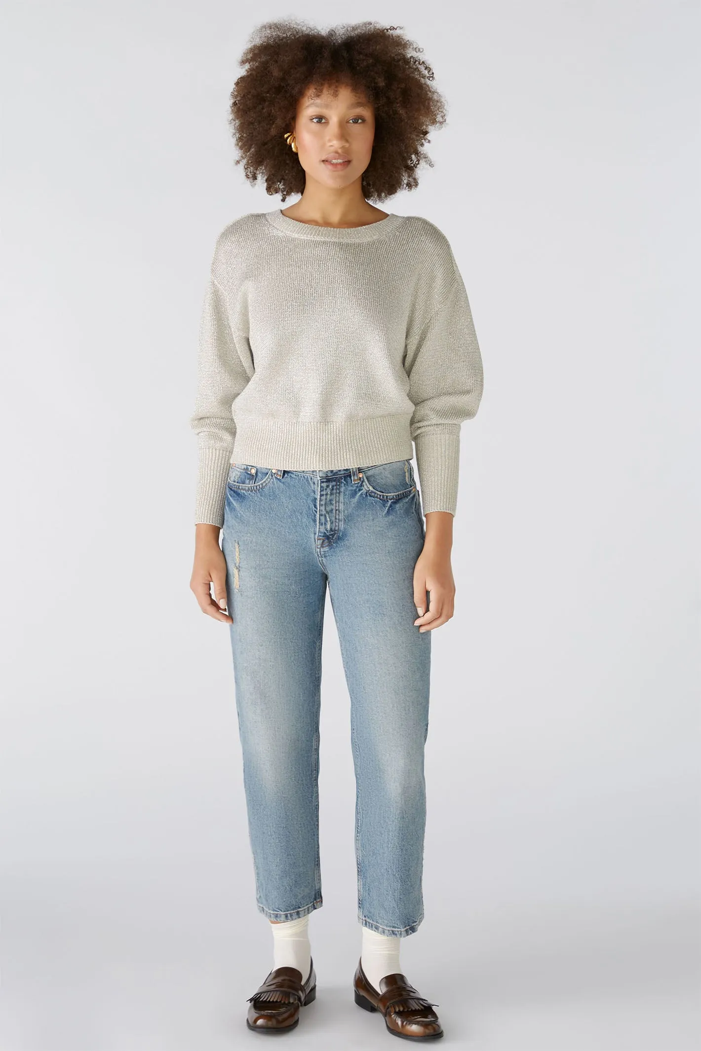 Oui 89625 Light Gold Jumper