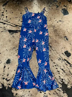 Patriotic Fireworks Jumpsuit