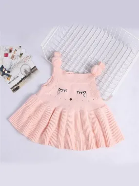 Precious Embroidered Sweater Dress