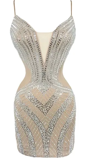 Reigna Dress - Nude