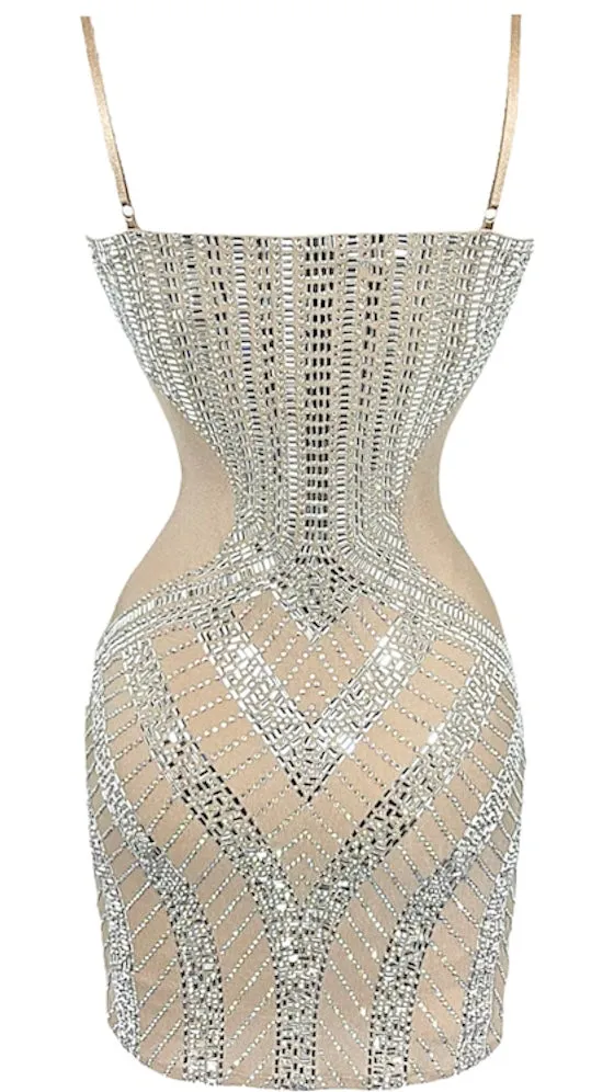 Reigna Dress - Nude