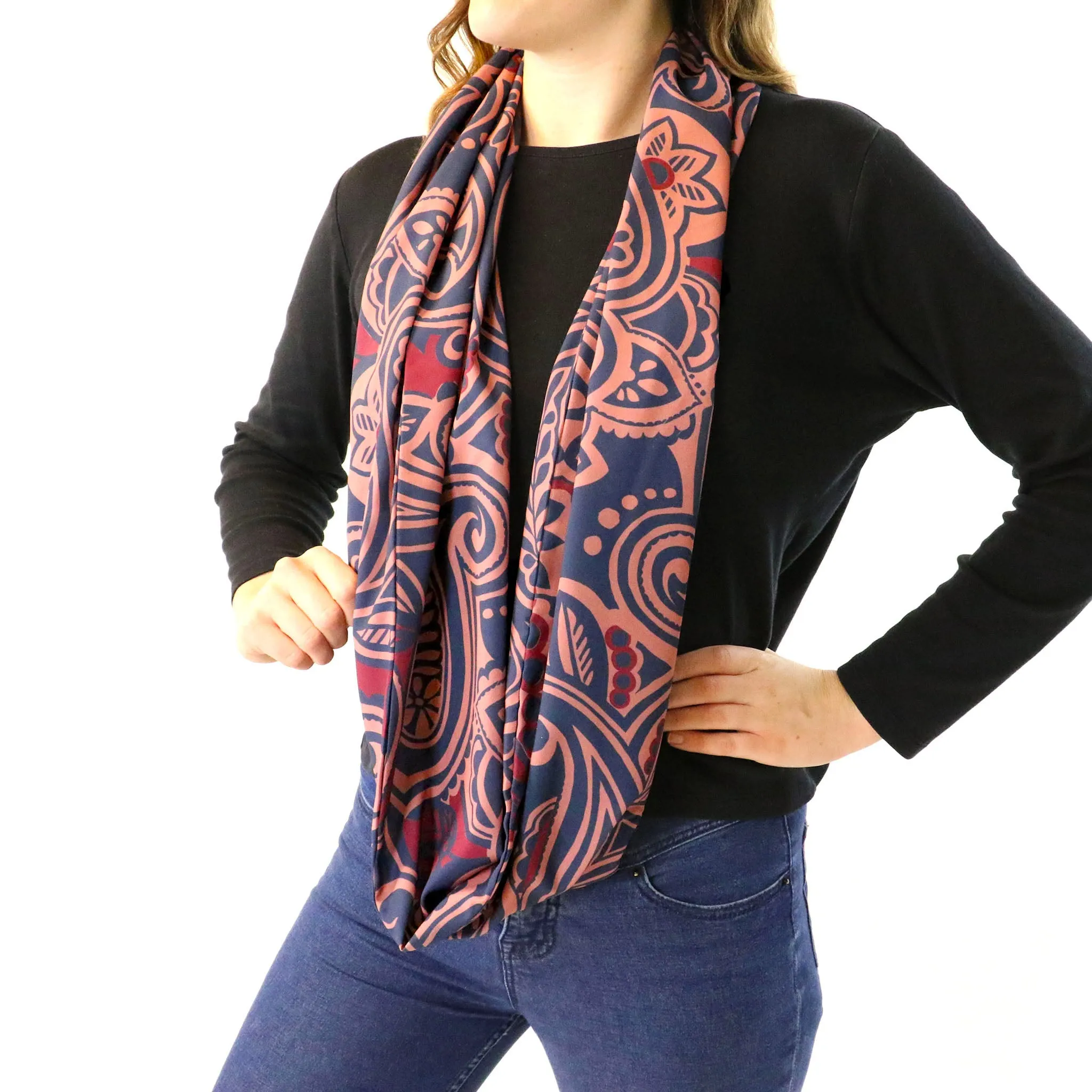 Rustica Paisley Infinity Scarf