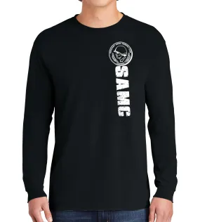 SAMC PT Long Sleeve 50-50 Blend Unisex Shirt. This shirt IS approved for PT