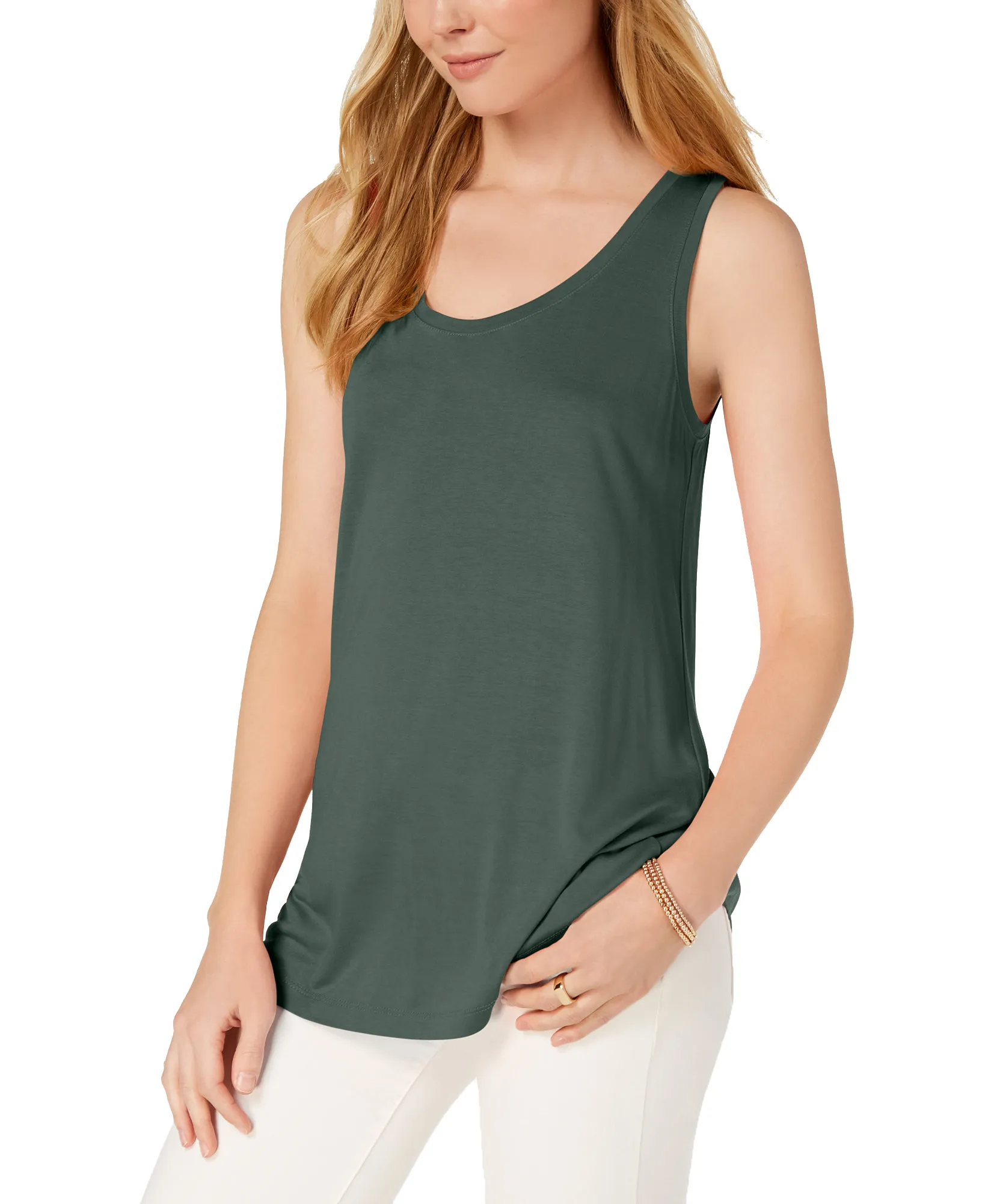 Scoop-Neck Tank Top