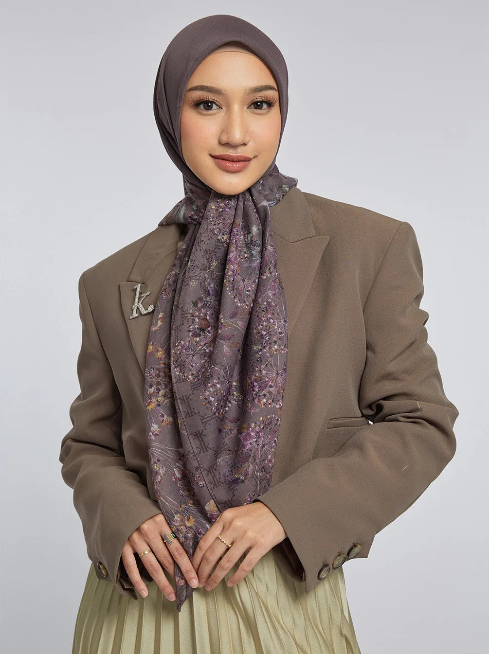 SENARA SIGNATURE SCARF MIDNIGHT PLUM