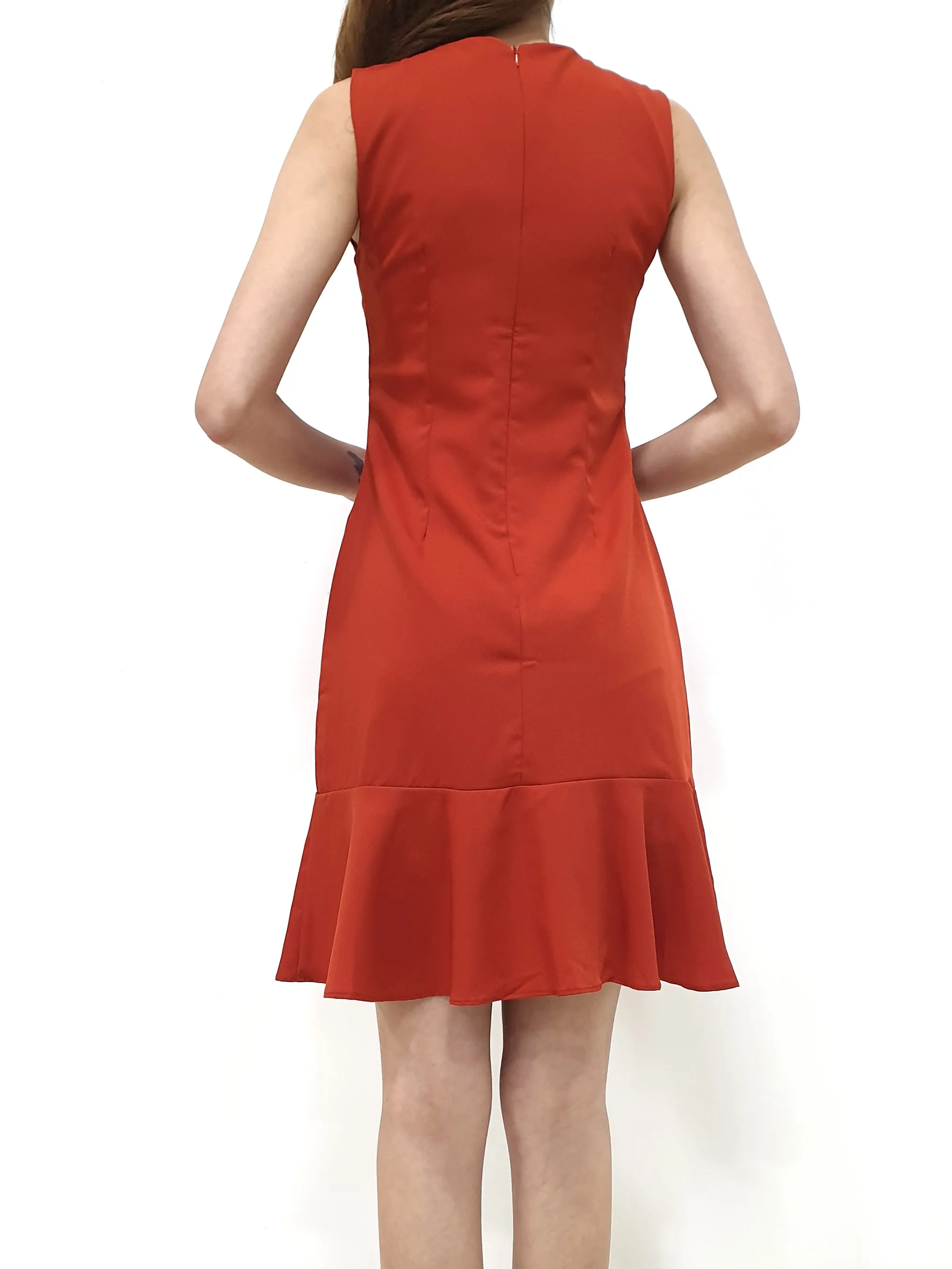Side Waterfall Dress