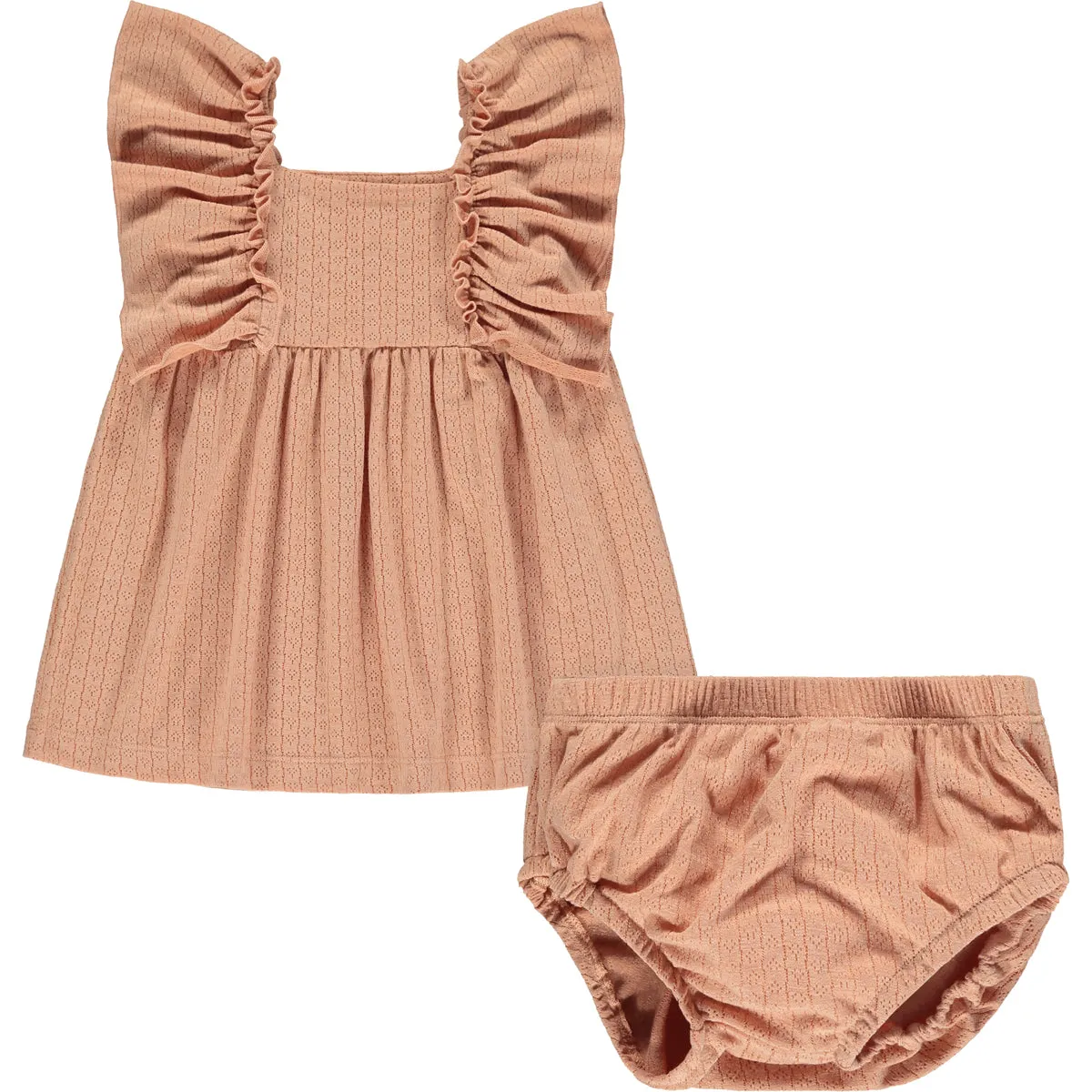 Sidney Dress in Coral