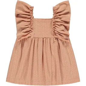 Sidney Dress in Coral