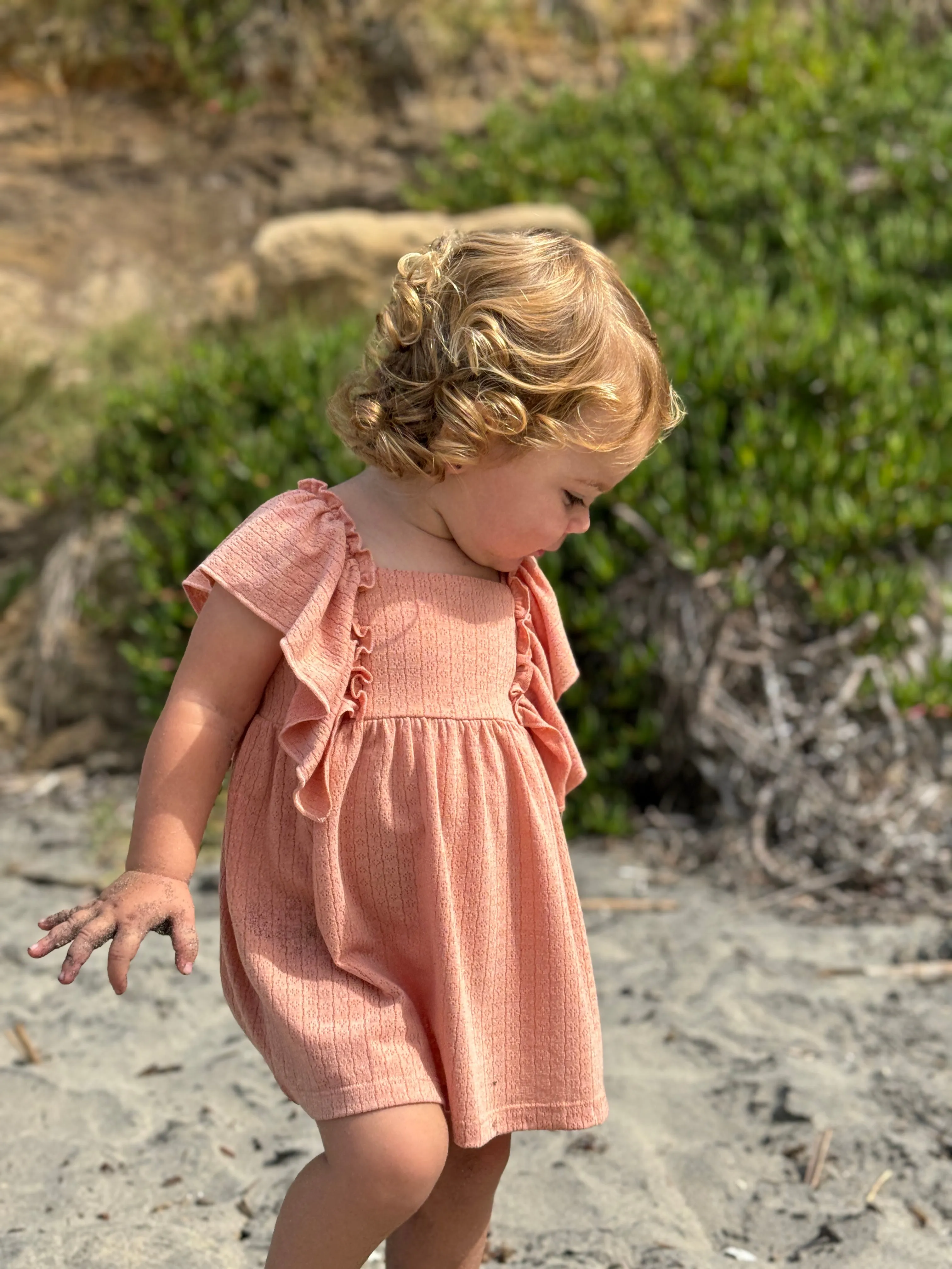 Sidney Dress in Coral