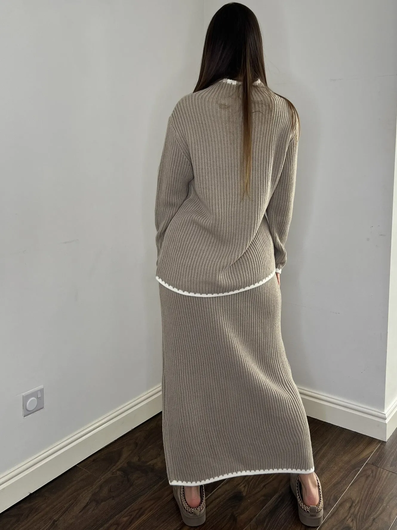 Simi Skirt Co-Ord - Taupe