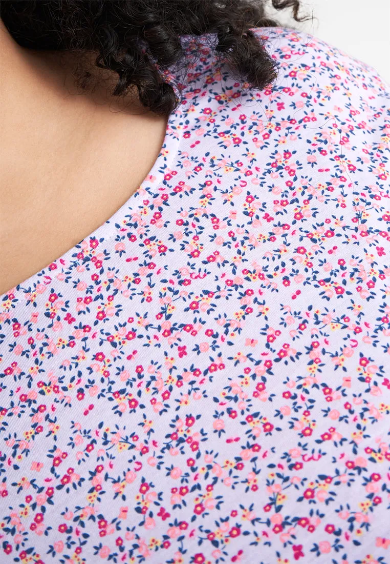 Slumber Printed Lounge Sleep Dress