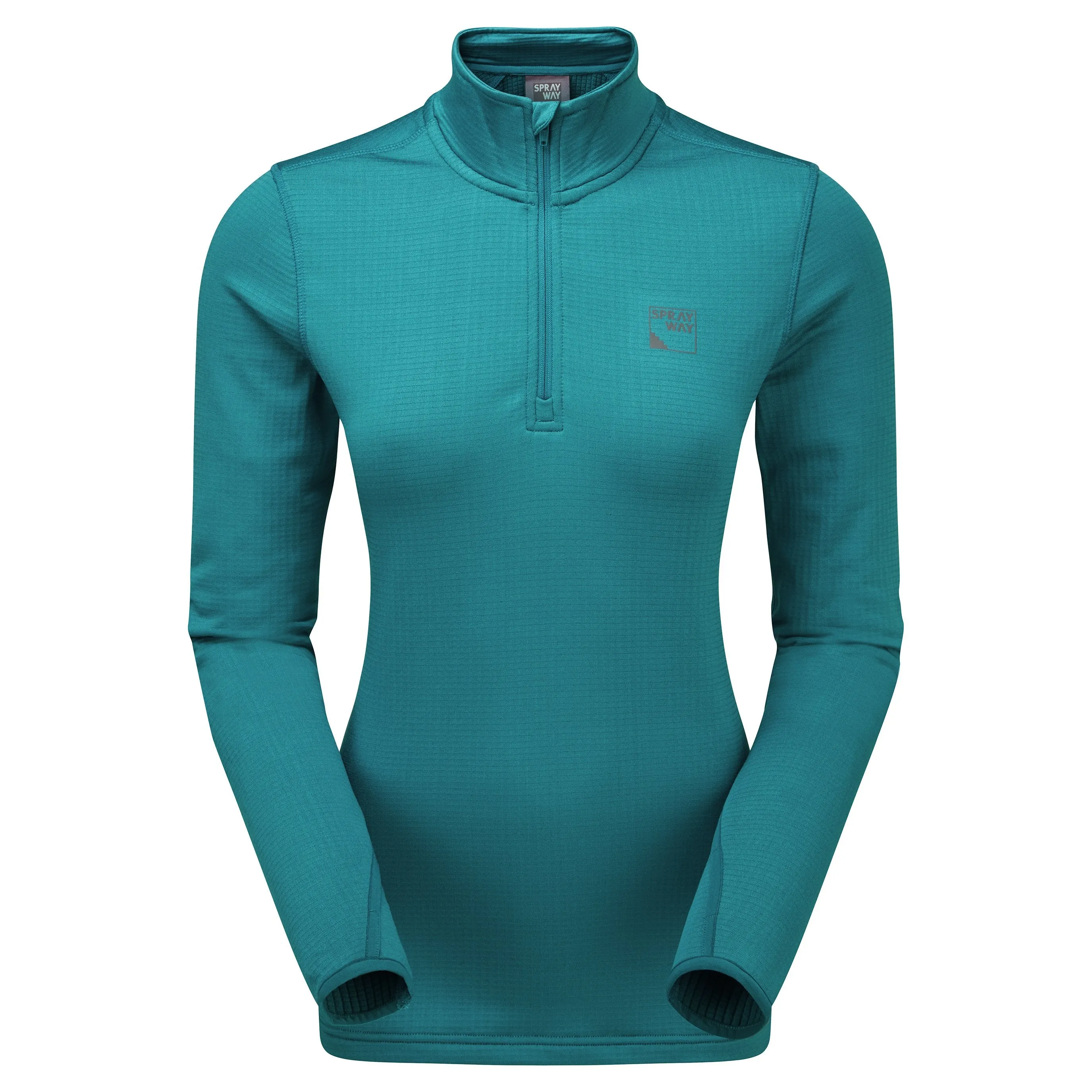 Sprayway Women's Effra Thermal Half Zip Long Sleeve Base Layer Top (Bondi)