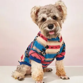 Stylish Striped Pet Sweatshirt for Autumn and Winter