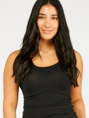 Tani Scoop Tank  Black
