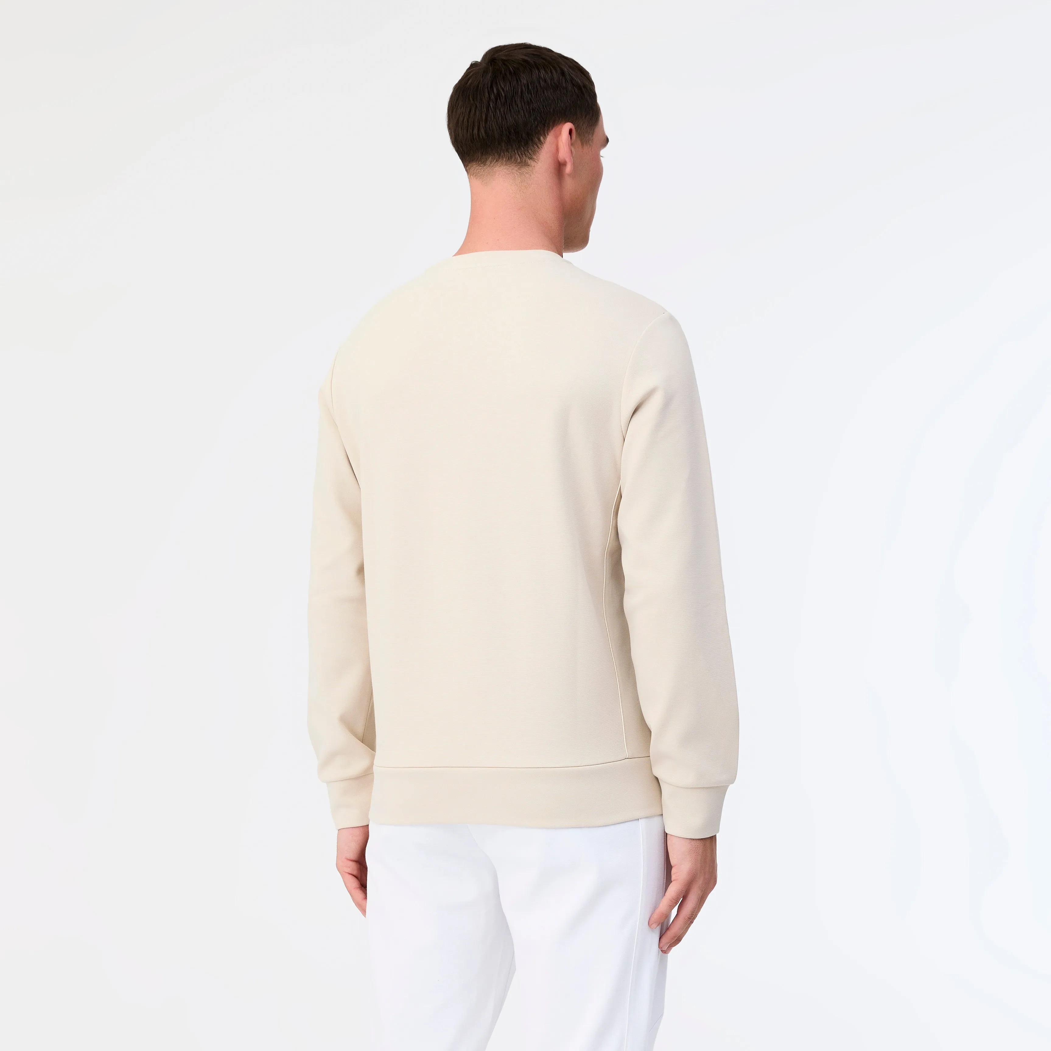 Tech Cotton Sweatshirt Sand