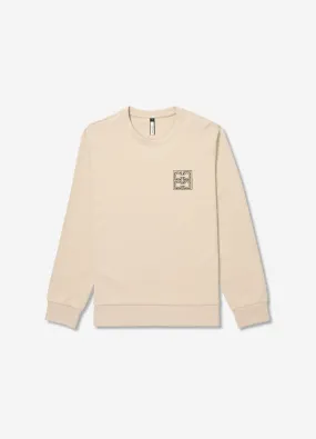 Tech Cotton Sweatshirt Sand