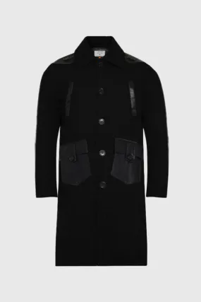 THC Power Wool Coat (Black)