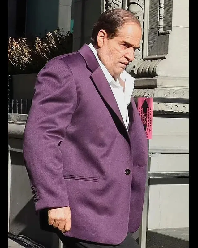 The Penguin Colin Farrell Purple Blazer