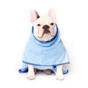 The Splish Splash Dog Drying Coat | Dazzling Blue