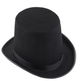 Top Hat Felt Hat Performance Magician Lincoln Hat Black Top Hat