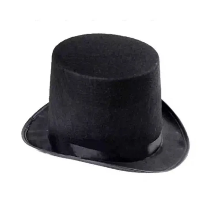 Top Hat Felt Hat Performance Magician Lincoln Hat Black Top Hat