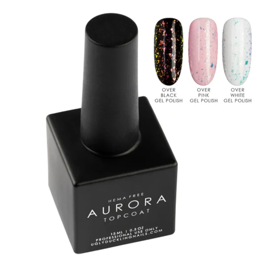 Ugly Duckling Gel Top Coat (HEMA-free) - Non-Wipe Aurora