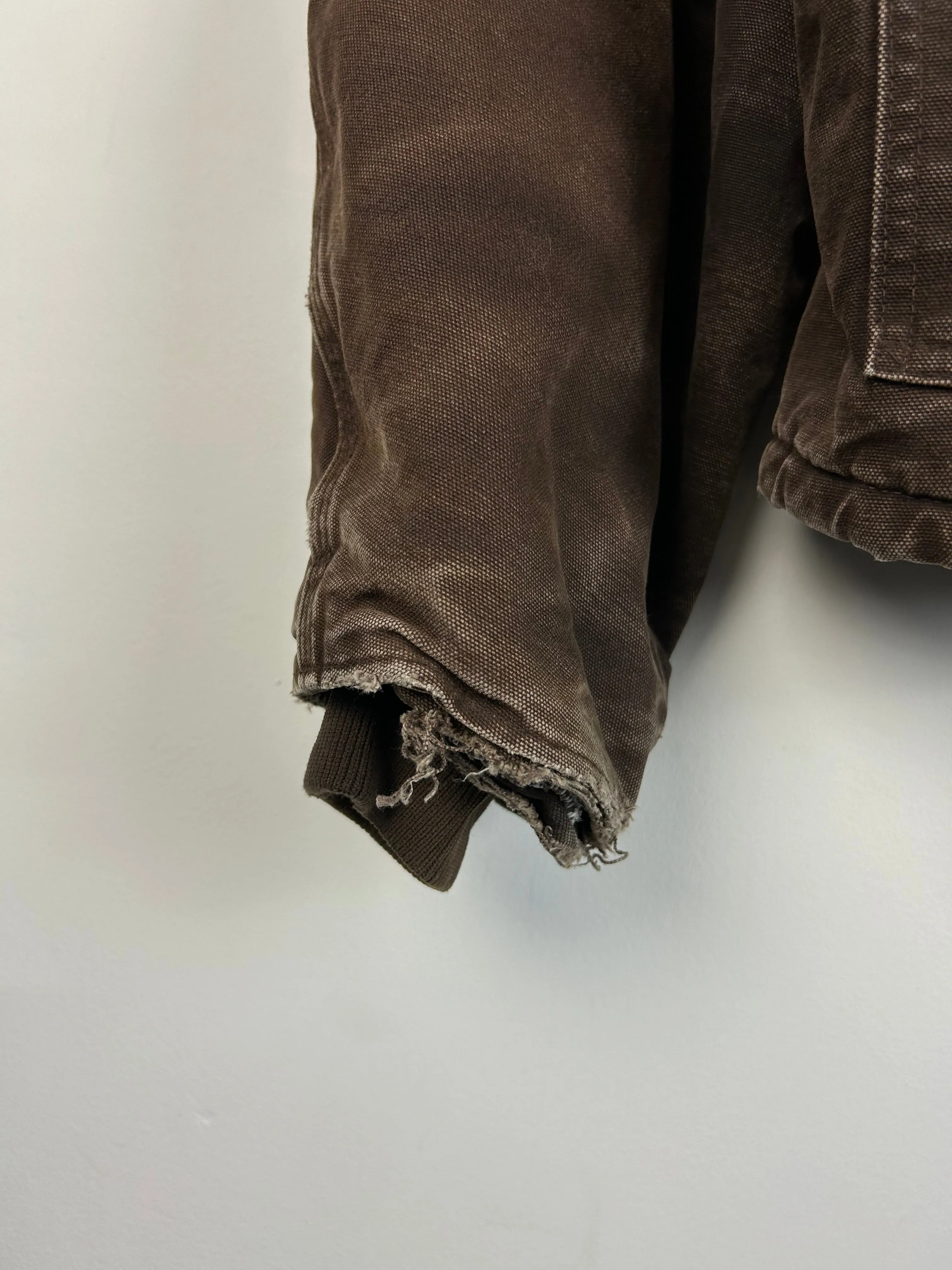 Vintage Carhartt Dark Brown Cropped Arctic J22DKB Jacket