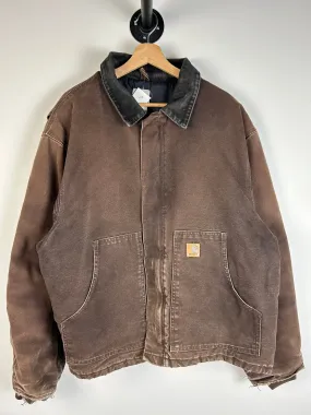 Vintage Carhartt Dark Brown Cropped Arctic J22DKB Jacket