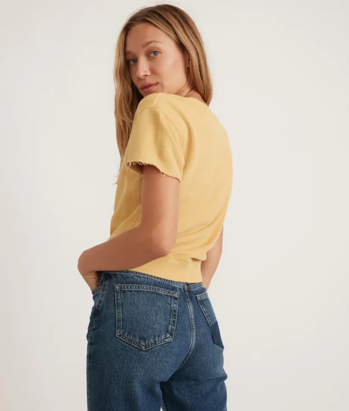 Vintage Terry Short Sleeve Sweatshirt - Rattan