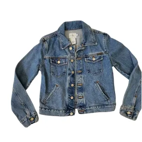 Vtg Calvin Klein Cropped Denim Jacket Size Medium